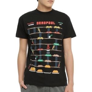 MARVEL Retro Style XXL Deadpool T Shirt Cotton